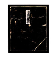 Huile sur toile multicolore et châssis bois 100x120 cm