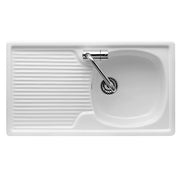 Évier en céramique-dans 1 plateau 80 x 45