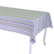 Nappe à rayures bleu armée de l'air teint en fil cm140x240