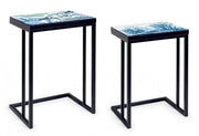 Set de deux tables basses d'ameublement bizzotto
