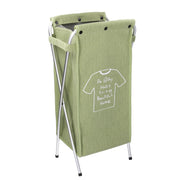 Panier pliable en tissu de sac vert cm 29x33.5h66