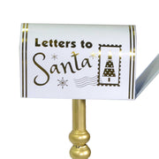 Boîte aux lettres en métal doré cmø33h127