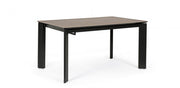 Table extensible grise et noire
