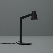 Lampe de table avec abat-jour en métal noir 42x15x60,5h cm