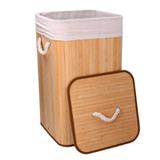 Panier en bambou naturel cm35x35h60