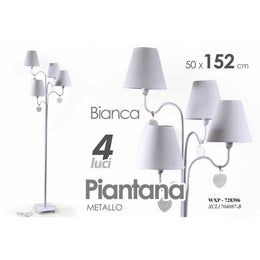 Plan de lampe moderne 4 Lumières blanches 152 style minable CM