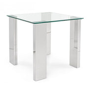 Pieds de table basse NEW ARLEY en mdf recouvert d'acier 51h cm