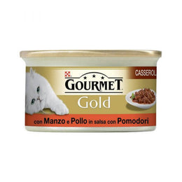 Gourmet Gold Double Plaisir Avec Boeuf Et Poulet Humide Chat Gr. 85
