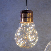 100 Ampoule Cuivre MicroLED H34cm