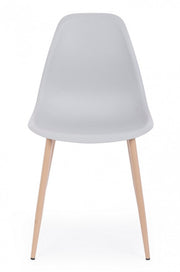 4x Chaises Mandy Grigio