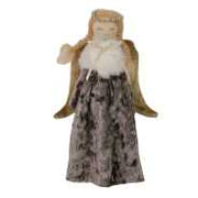 Poupée en tissu gris cm16x7h23