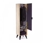 Armoire d'entrée de chambre mince pour ranger les vêtements 45 x 45 x 182 h cm