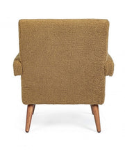 Fauteuil Berna Palm vintage marron-beige