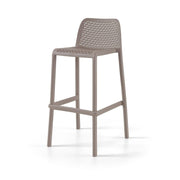 Tabouret Oxy 99 H en Polypropylène Tortora 50 x 45 x 99 cm