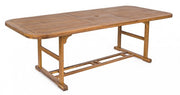 Table extérieure Noemi Extensible en bois 180-240x100x H 74cm