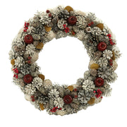 Couronne enneigée aux pommes ø45h8 cm