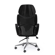 Fauteuil de bureau rembourré Armstrong en noir