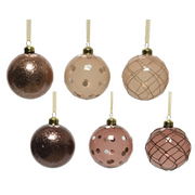 Boule de Noël assortie différentes couleurs disponible Ø8 cm