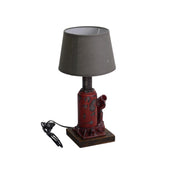 Lampe en résine grise jack hat cmø22,5h45
