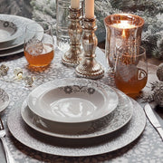 Service de vaisselle 18 pièces Frost Porcelaine Gris