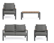 Salon de jardin Ernst anthracite