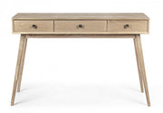 Console Alannis 3 tiroirs en bois enrolé