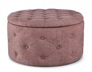 Pouf Cont.P.Scarpe Ernestine Dark Rose