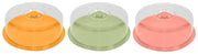Cache gâteau Sunrise en plastique 34 cm coloris assortis