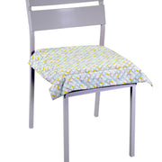 Coussin de chaise optique carré vert clair cm40x40h4