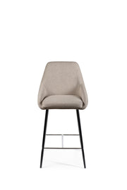 Lot de 2 tabourets en tissu 46cm x 49cm H. 97cm