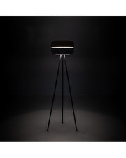 Lampadaire Idra en métal rose et gris STS