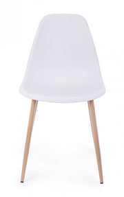 4x Chaise Mandy Blanc