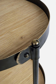 Chariot vintage à 3 étagères Jerrod