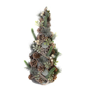 Arbre avec des pommes de pin et des baies blanchescmø17h41