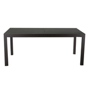Table en aluminium boise extensible anthracite mat m160 - 220x90xh67,5 - 75