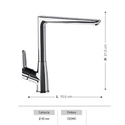 Robinet Flap avec Cartouche 40mm Finition Chrome
