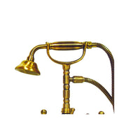 Mitigeur de baignoire avec douchette en laiton antique