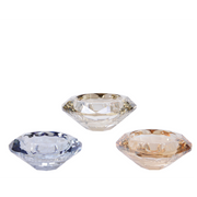 Portacandela en verre cristal Ø7 cm