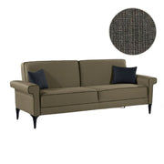 Canapé-lit Silvera 2 places en tissu gris