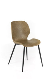 Lot de 4 chaises en soft-touch 55cm x 45cm H. 83cm