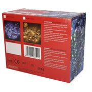 Fil lumière 500 LED blanc chaud lumière fixe cm1000 al. usage externe fixe