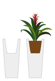 Porte-vase enfant en résine or cm49,5x48h69