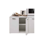 Meubles de salon blanc multipus en bois en bois 180x80x45 cm