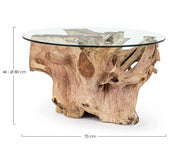 TABLE BASSE ROSALIND A-VERRE