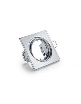 Jura Spot Encastrable Carré 1xGU10 Chrome 8x8 cm Trio Lighting