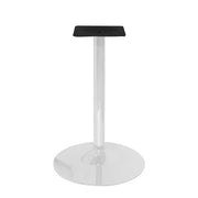 Base de table en acier rond blanc