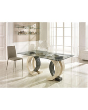 Table fixe 180 x 100 - Transparent - Olimpia