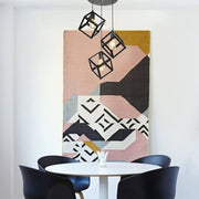 Lampe de suspension Agatha MDL3790 3 cubes noirs Effez