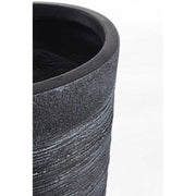 Set de 3 grands vases graffiti noirs