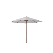 Parasol bois 3 mètres Ecrù